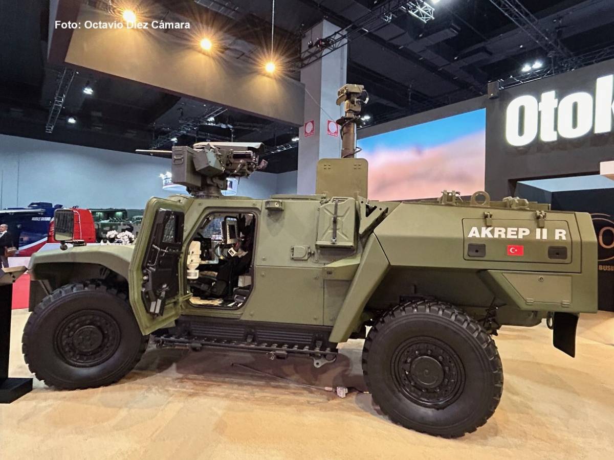 El blindado de reconocimiento AKREP II R de la turca Otokar (Octavio Díez Cámara) El blindado de reconocimiento AKREP II R de la turca Otokar (Octavio Díez Cámara)