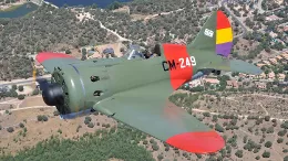 Avin tremendamente emblemtico que como Mosca vol con la Repblica durante la Guerra Civil y como Rata en la posguerra en las filas del Ejrcito del Aire, el Polikarpov I-16. Actualmente, lo conserva la Fundacin Infante de Orleans. Foto: Fundacin Infante de Orleans