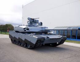 Imagen digital de como ser� el nuevo M1A3 �Abrams�. (foto GDLS)