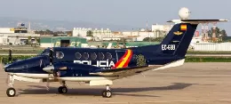 Beechcraft B200 que utiliza el SMA actualmente. Foto: Javier Snchez