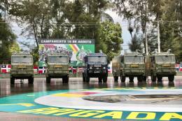 Camiones antidisturbios URO TTURO 4x4. (Foto: ERD)