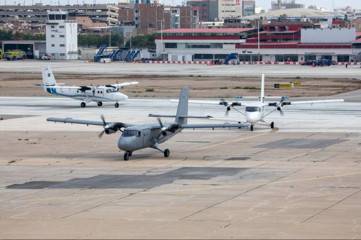 El Grupo Aereo N° 42 desplego dos DHC-6-400 Twin Otter y un DHC-6-300NG. El Grupo Aereo N° 42 desplego dos DHC-6-400 Twin Otter y un DHC-6-300NG.