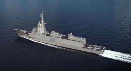 Imagen digital de las fragatas F-110. (foto Lockheed Martin)