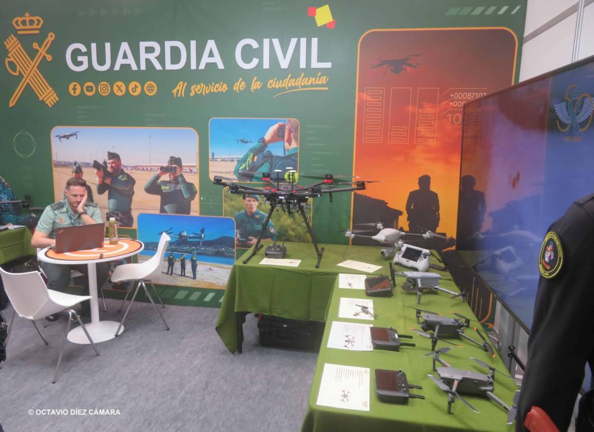 La Guardia Civil ha mostrado recientemente en Barcelona sus UAS para apoyar sus cometidos de Seguridad. (Octavio Díez Cámara) La Guardia Civil ha mostrado recientemente en Barcelona sus UAS para apoyar sus cometidos de Seguridad. (Octavio Díez Cámara)