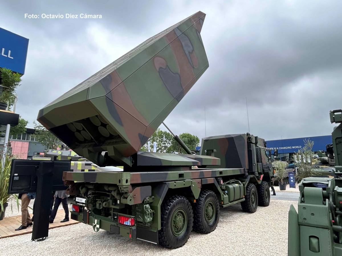 GMARS es el novedoso prototipo de un lanzador de cohetes. (Octavio Díez Cámara) GMARS es el novedoso prototipo de un lanzador de cohetes. (Octavio Díez Cámara)