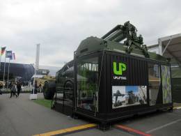 La RSUP-25-AT protagonizaba el estand de la empresa en Eurosatory (autor)