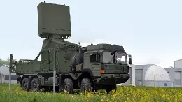 El radar TRML-4D en un cami�n.