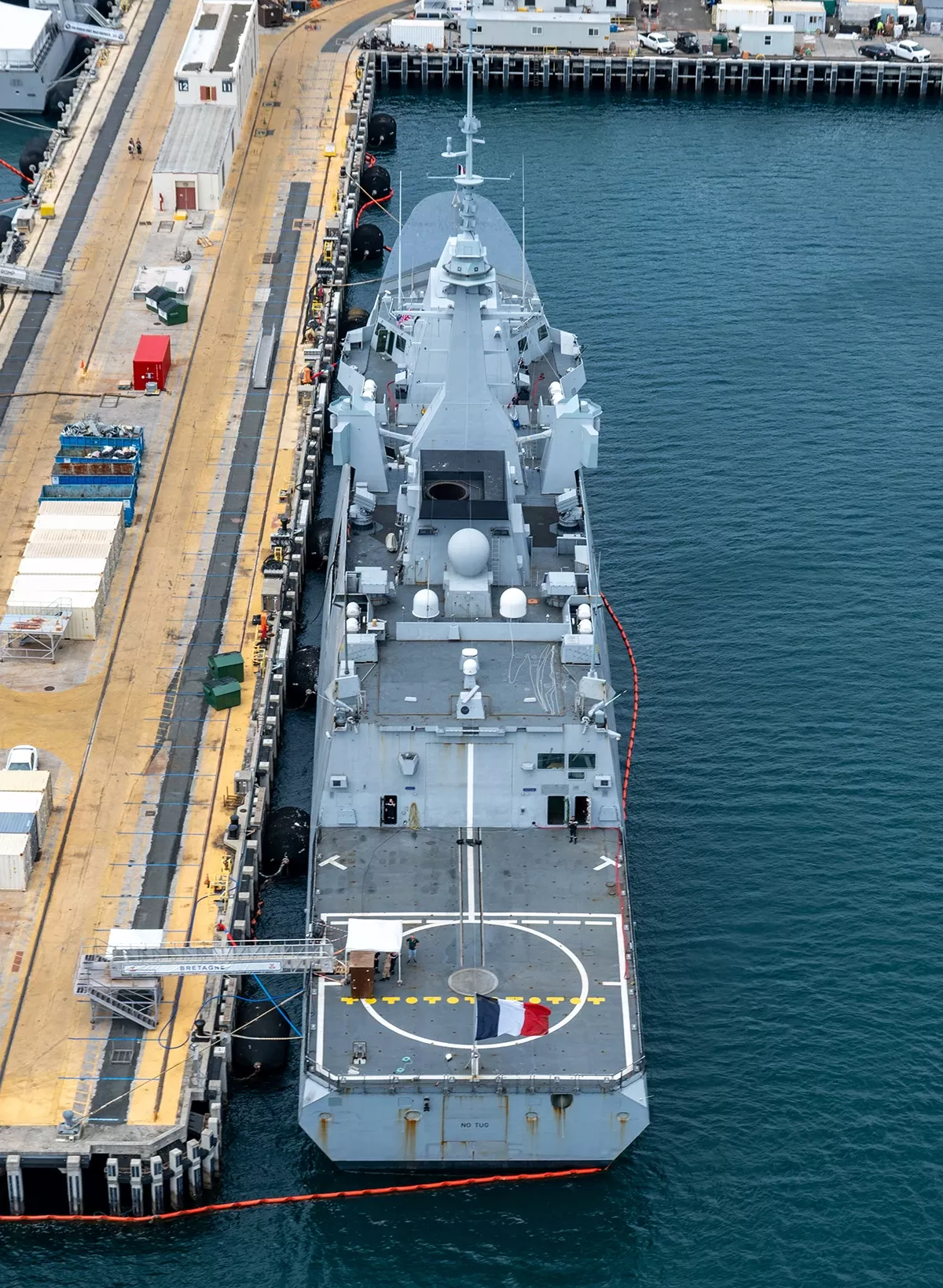 La Fragata Bretagne (D-655) de la Marine Nationale (Francia). Foto: DIVDS (Defense Visual Information Distribution Service). La Fragata Bretagne (D-655) de la Marine Nationale (Francia). Foto: DIVDS (Defense Visual Information Distribution Service).