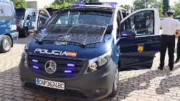 Uno de los nuevos furgones Mercedes-Benz Vito de la UPR. Foto: Polica Nacional