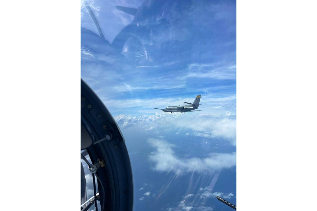 Avión de inteligencia Citation “Horus” SR-560 de la Fuerza Aérea Colombiana. (Foto: FARD) Avión de inteligencia Citation “Horus” SR-560 de la Fuerza Aérea Colombiana. (Foto: FARD)