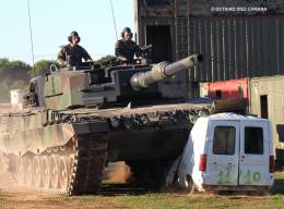 Ceuta o Melilla, donde ahora hay Leopard 2A4, ser�an un buen lugar de despliegue del hipot�tico carro medio. (Octavio D�ez C�mara)