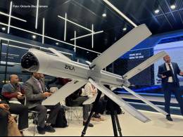 Se ha realizado la primera jornada de Army 2024 una presentaci�n restringida para conocer algunos detalles de la munici�n merodeadora Zala 52-E. (Octavio D�ez C�mara) 