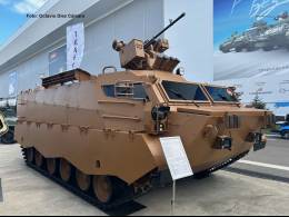 El MGT-LB Transporter es un blindado oruga multiprop�sito presentado como novedad en Army 24 donde lo pudimos ver y fotografiar. (Octavio D�ez C�mara)  