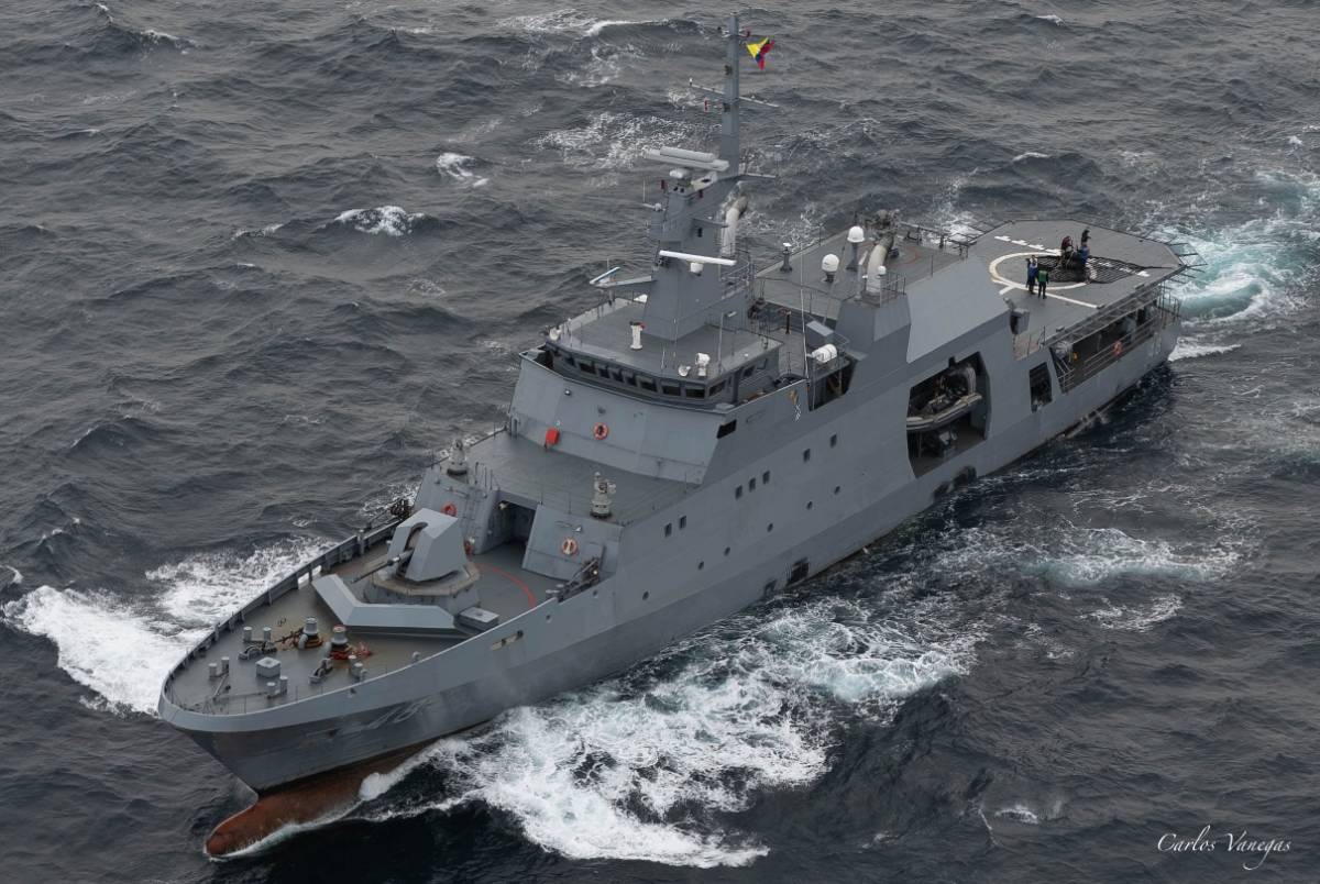 Patrullero Oceánico ARC Victoria de la Armada de Colombia. Patrullero Oceánico ARC Victoria de la Armada de Colombia.