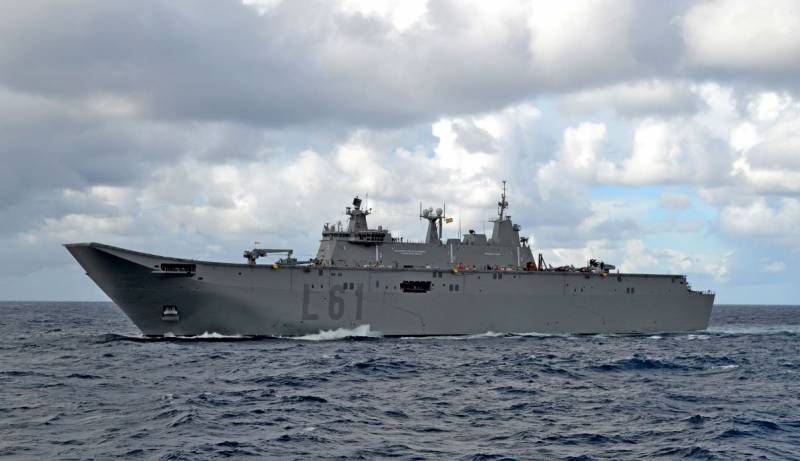 El Juan Carlos I seguirá, como el resto de buques de la Armada, sin defensa de punto (Armada) El Juan Carlos I seguirá, como el resto de buques de la Armada, sin defensa de punto (Armada)