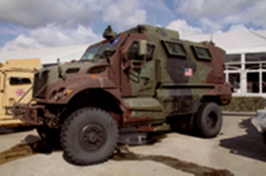 Los M1224 “MaxxPro” de Estados Unidos fueron enviados a la lucha y este ejemplar parece haber sido capturado casi intacto.