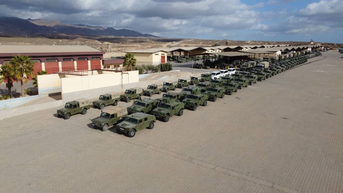 Vehículos tácticos del Ejército de Tierra que participará en el Steadfast Dart 2025. (Ejército de Tierra) Vehículos tácticos del Ejército de Tierra que participará en el Steadfast Dart 2025. (Ejército de Tierra)