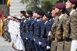 Miembros de las Fuerzas Armadas. (Ministerio de Defensa).