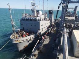 El buque logstico Patagonia de la Armada Argentina (ARA)