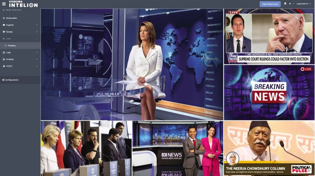 Intelion monitoriza, analiza y transcribe radio y TV.