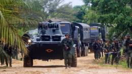 Convoy militar de la Fuerza Armada Venezolana. (Foto: Ministerio de Defensa de Venezuela)