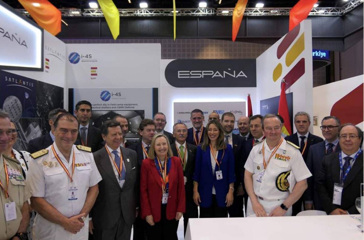El Pabellón de España durante la última edición de IDEX, en 2023. El Pabellón de España durante la última edición de IDEX, en 2023.