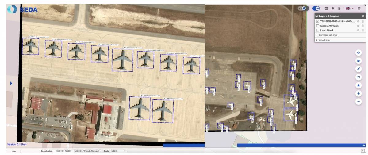 Detección de aeronaves en imágenes de alta resolución (HI Iberia) Detección de aeronaves en imágenes de alta resolución (HI Iberia)