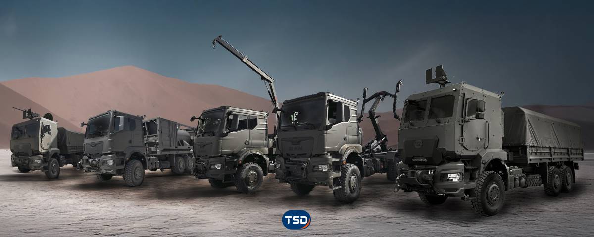 La familia de camiones como los adquiridos por el Ejrcito de Tierra portugus (TSD)