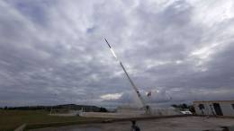 El sistema GKTAN en el momento del lanzamiento. (ASELSAN)