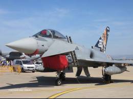 Alguno de los EF-2000 actualmente destinados en el Ala 11 o en el Ala 14 podra ser enviado pronto a Canarias para reemplazar a los F-18A que se dan de baja. (Octavio Dez Cmara)  