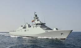 La nueva fragata PES de la Armada de Colombia.