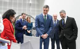 Ceremonia de inauguracin del nuevo centro de fabricacin avanzada en Zamudio con la presencia de Pedro Snchez. (ITP Aero)