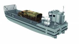 Infografa de las futuras lanchas de desembarco para la Armada De Chile.