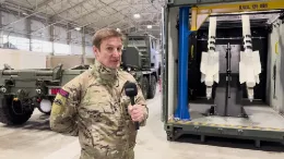 El sistema de defensa Gravehawk que ingenieros ingleses han desarrollado para Ucrania. El sistema de defensa Gravehawk que ingenieros ingleses han desarrollado para Ucrania.