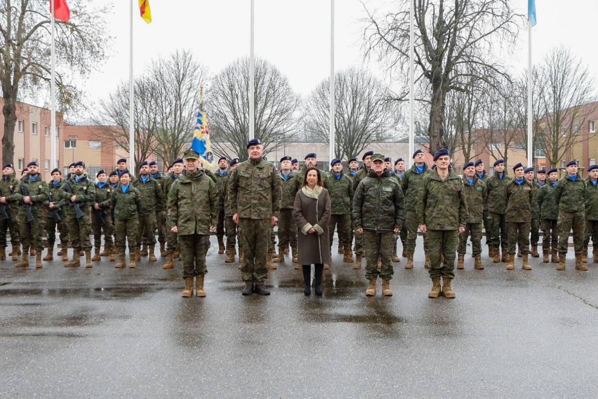 La reciente visita de la ministra de Defensa al personal español destacado en el Cuartel General del Eurocuerpo en Estrasburgo (Ministerio de Defensa) La reciente visita de la ministra de Defensa al personal español destacado en el Cuartel General del Eurocuerpo en Estrasburgo (Ministerio de Defensa)