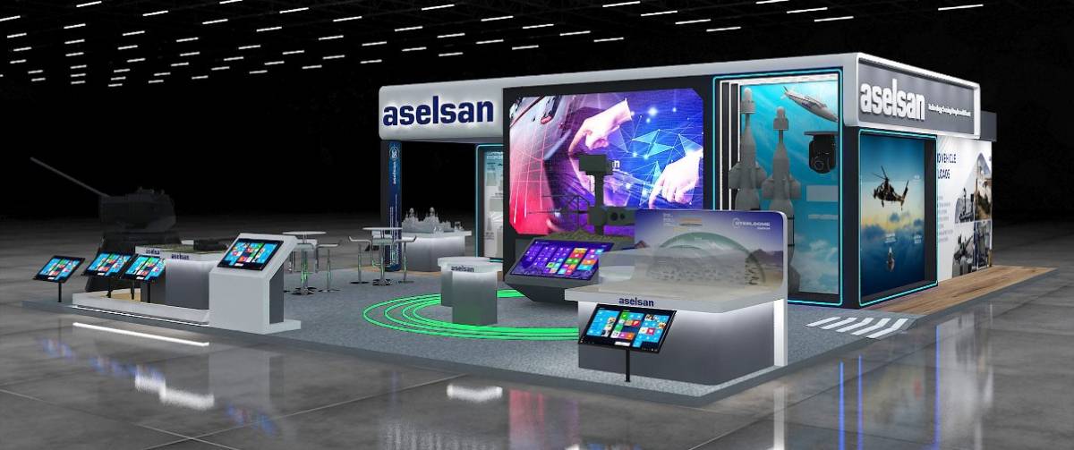 Así será el estand de la compañía (ASELSAN) Así será el estand de la compañía (ASELSAN)