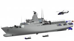 El diseo de los nuevos OPV donde se aprecian los Azipods (ABB)