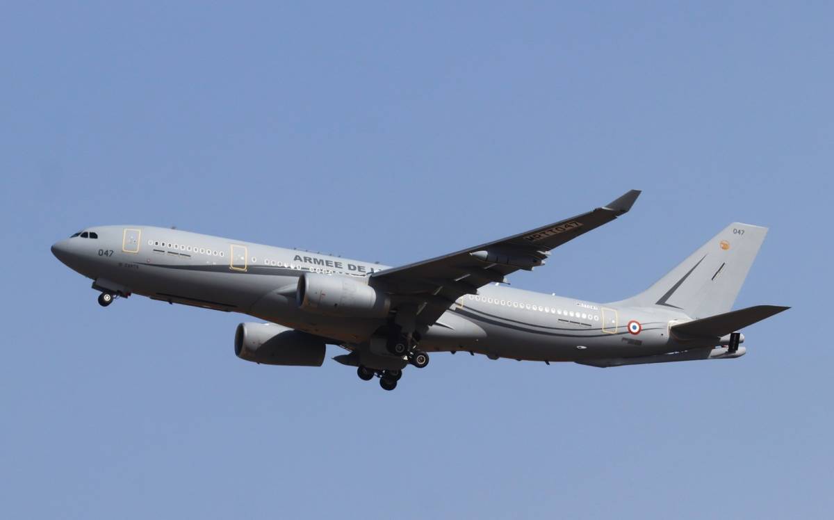 Uno de los A330 MRTT del Ejército del Aire y del Espacio francés. (foto: Julio Maíz) Uno de los A330 MRTT del Ejército del Aire y del Espacio francés. (foto: Julio Maíz)