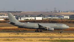 El primer A330-200 MRTT del Ejrcito del Aire y del Espacio rodando en la base de Getafe. (Foto Julio Maz Gutirrez)