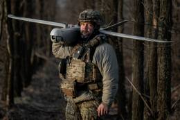 El UAV Stork LR de UAC en combate en Ucrania.