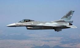 Un avin de combate F-16 de la Fuerza Area de Chile. (foto; Fuerza Area de Chile)