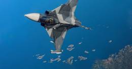 Un avin de combate Gripen como el que se exhibir en SITDEF 2025. (foto: SITDEF)