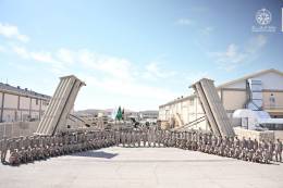 Oficiales de la defensa a�rea saudita en la base militar Fort Bliss en el estado de Texas Estados Unidos. (Imagen del Ministerio de Defensa saudita)