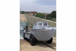 Uno de los vehculos anfibios ACL-5 del Ejrcito Argentino. (foto: Ejrcito Argentino)