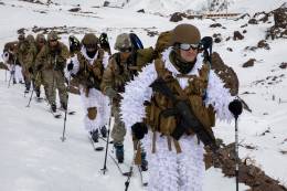 Tropas de montaa del Ejrcito de Chile y del US Army en una edicin pasada del Southern Vanguard. (foto: Ejrcito de Chile)