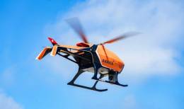 El helic�ptero no tripulado HT-100 de ANAVIA. 