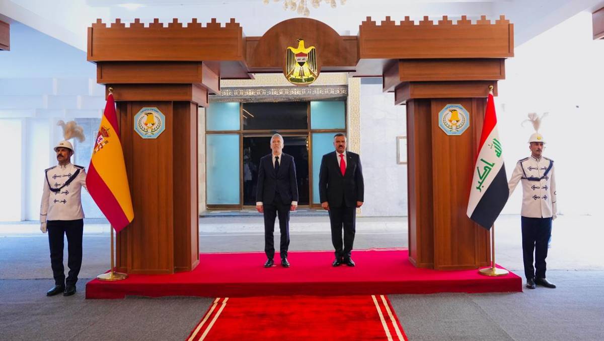 Visita de Grande Marlaska a Bagdag. (foto: Ministerio del Interior) Visita de Grande Marlaska a Bagdag. (foto: Ministerio del Interior)