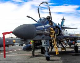 Un avin de combate de la Fuerza Aeroespacial Colombiana.