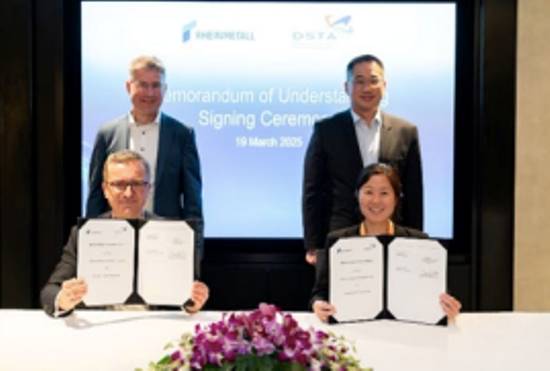 Firma del acuerdo. (foto: Rheinmetall) Firma del acuerdo. (foto: Rheinmetall)