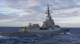 La fragata Cristbal Coln (F-105) de la Armada. (foto: Armada)